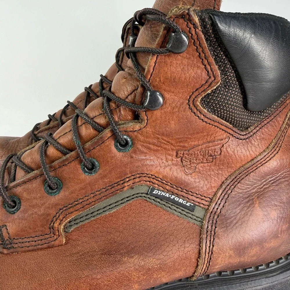 Red Wing 926 Leather Work Boots Men's Size 14 E2 EE Wide Construction 8
